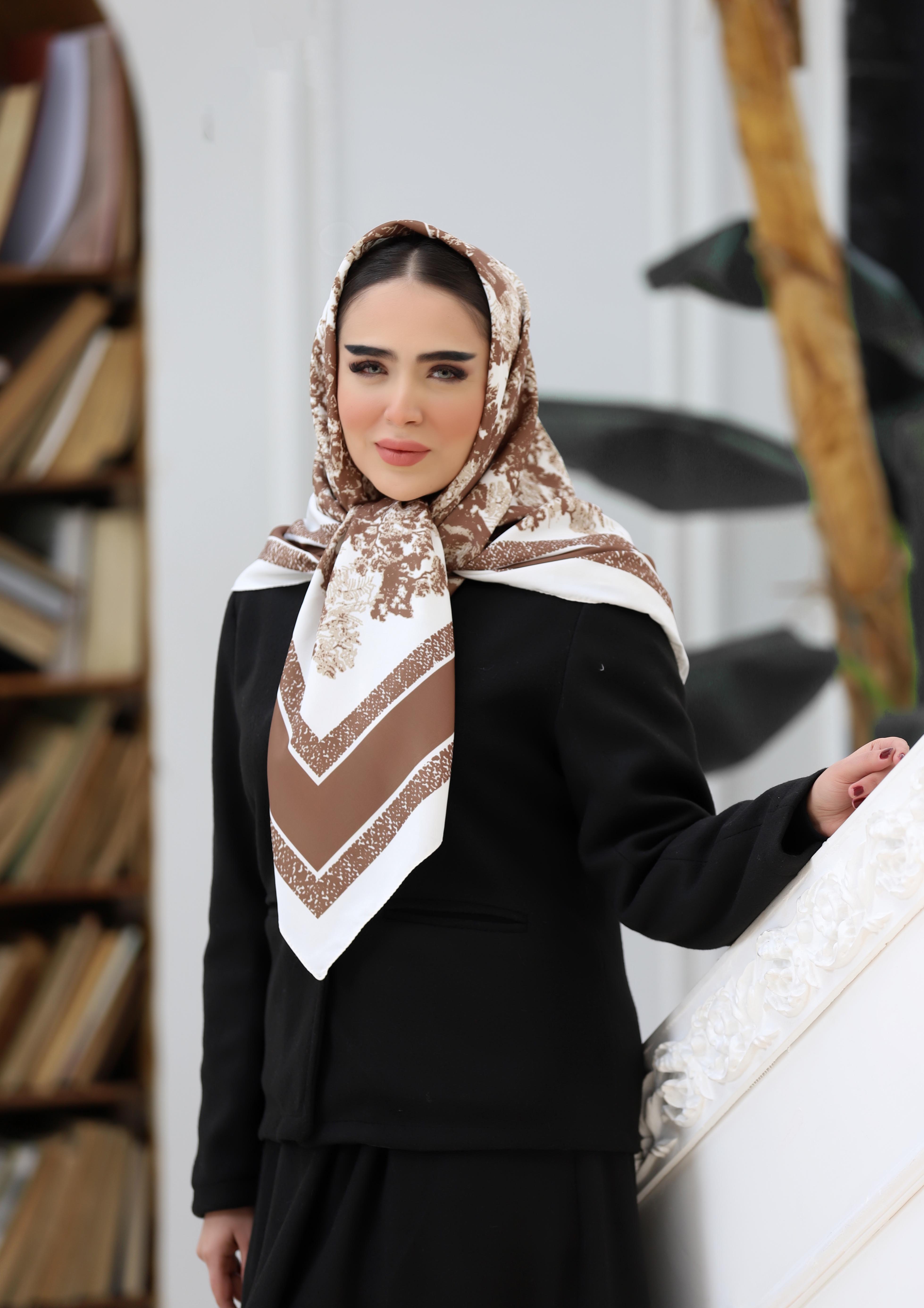 روسری ابریشم توییل بسته5رنگی کد rp57 (عمده)
