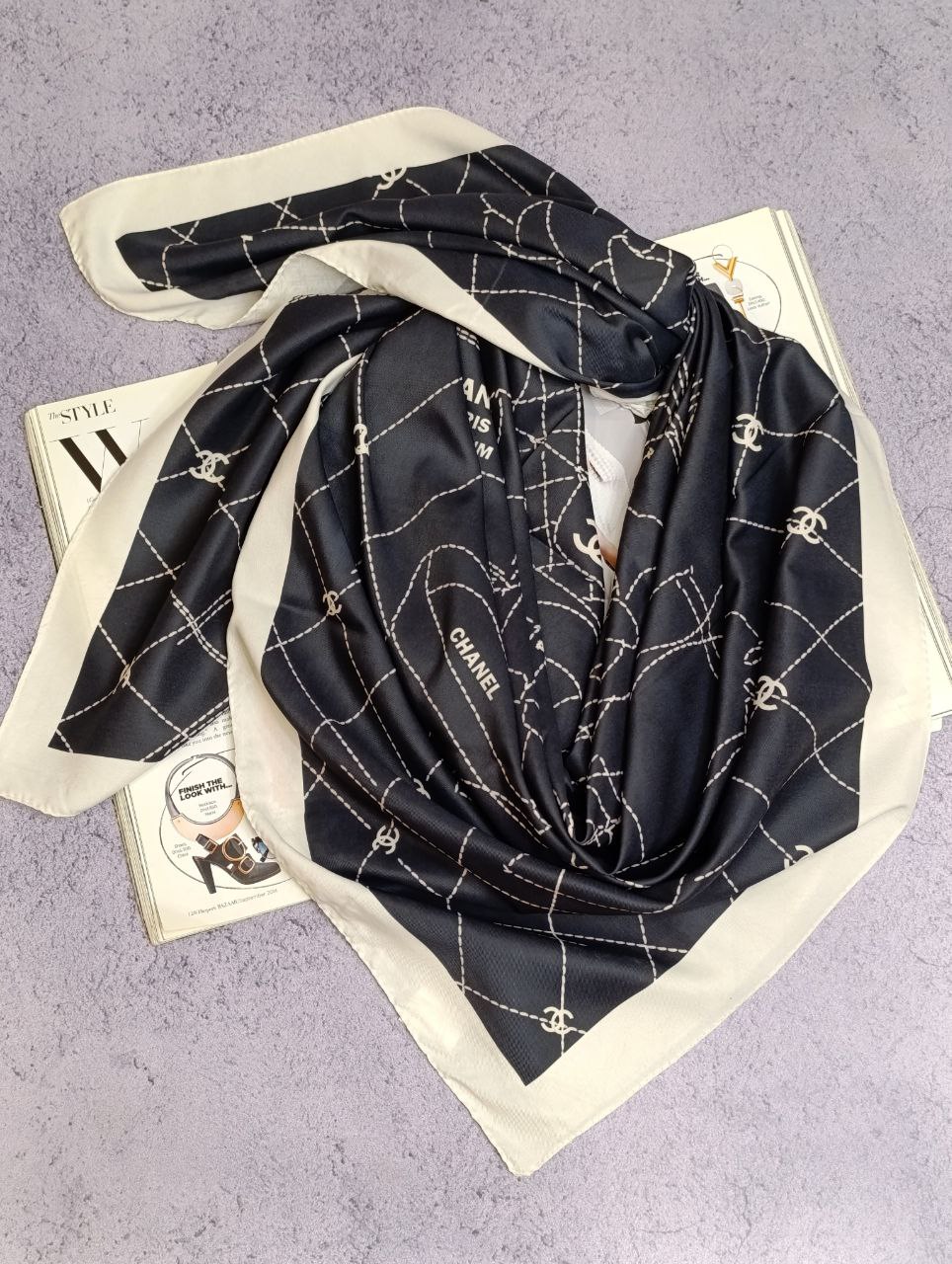 روسری ابریشم توییل بسته8طرحی کد rp59 (عمده)
