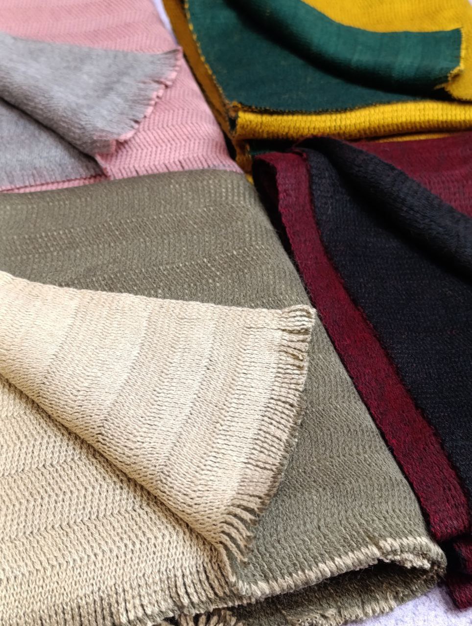 شال بافت دورو بسته8رنگی کد sz13 (عمده)
