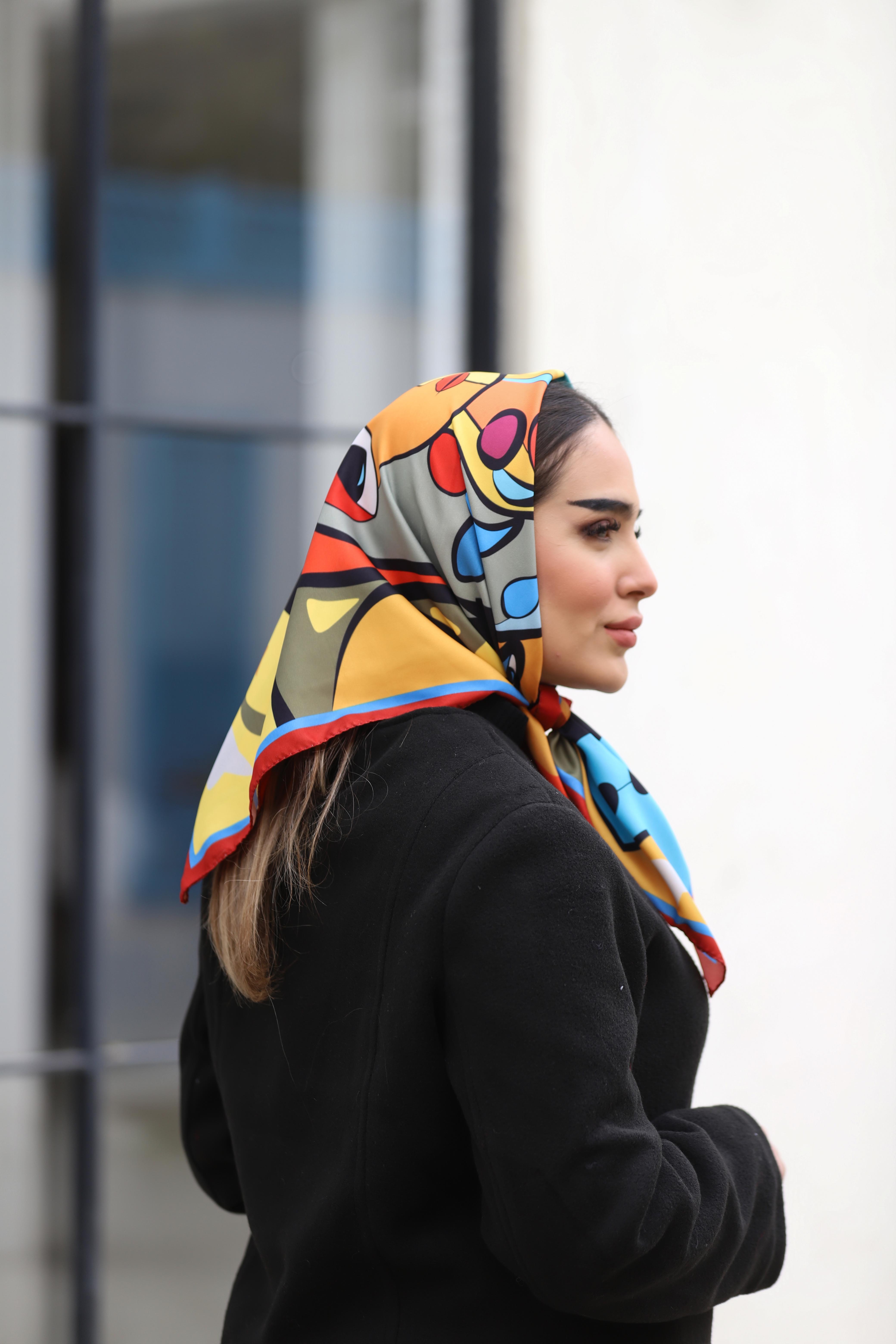 مینی اسکارف ابریشم توییل بسته10طرحی کد mp10 (عمده)
