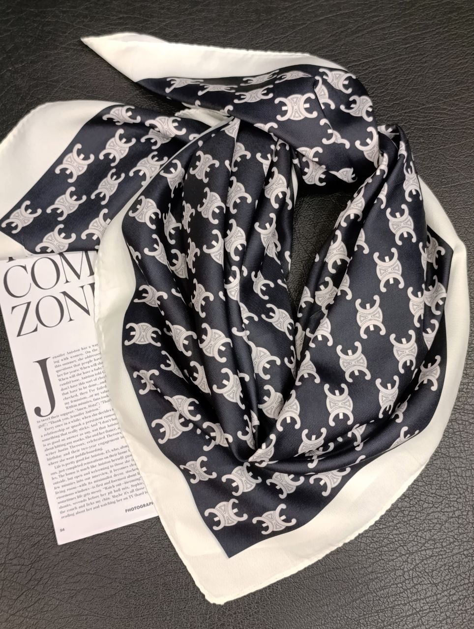 مینی اسکارف ابریشم توییل بسته10طرحی mp11 (عمده)
