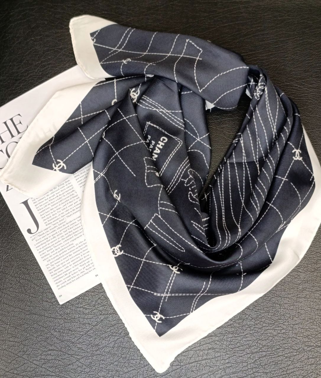 مینی اسکارف ابریشم توییل بسته10طرحی mp11 (عمده)
