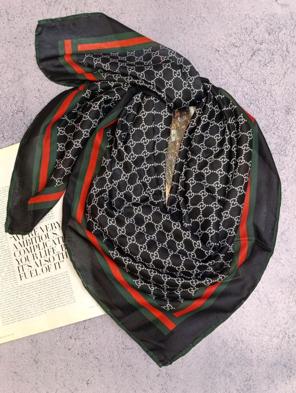 روسری حریردستدوز 2رنگی سری انتخابی کدr54 (عمده)
