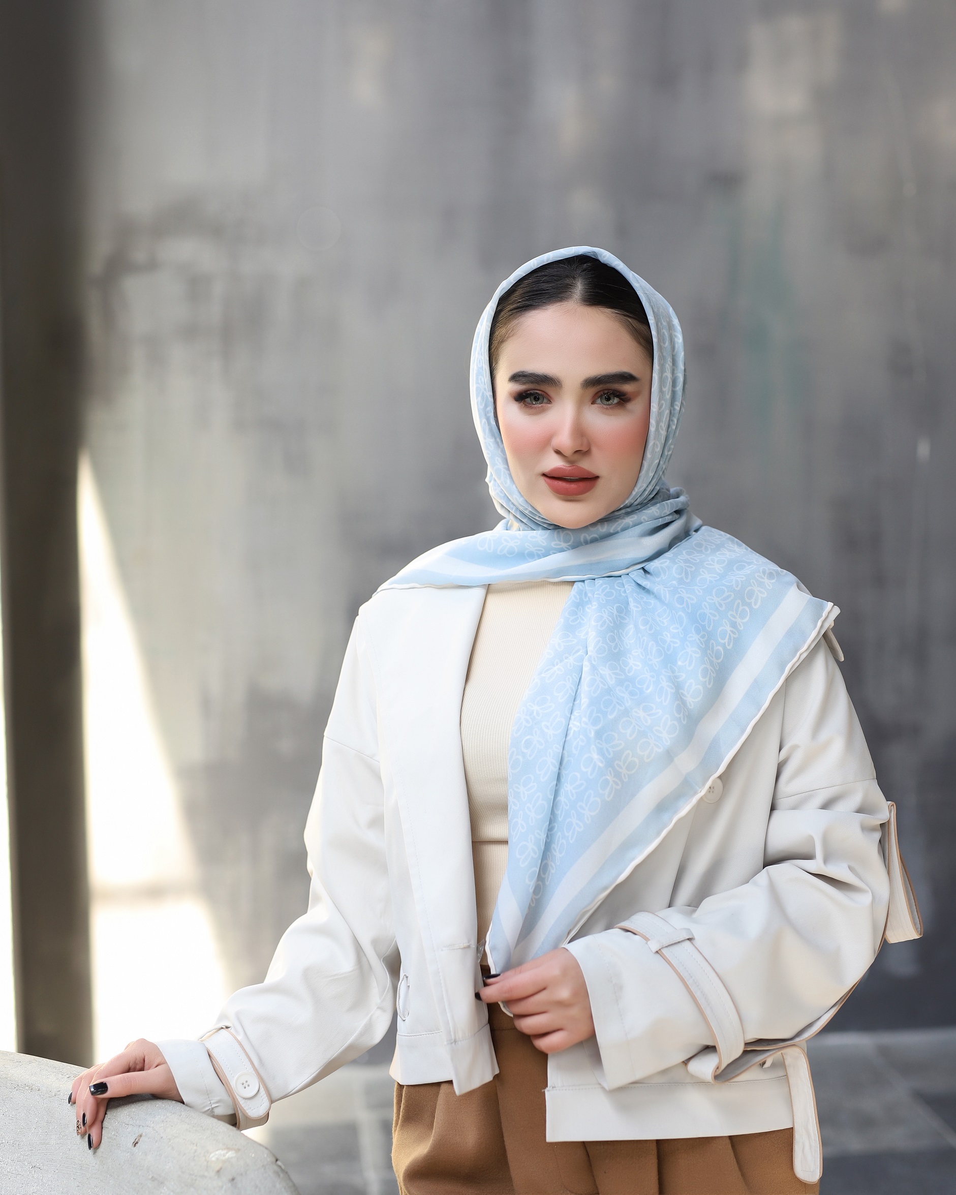 روسری حریر دستدوز بسته10رنگی کد r55 (عمده)
