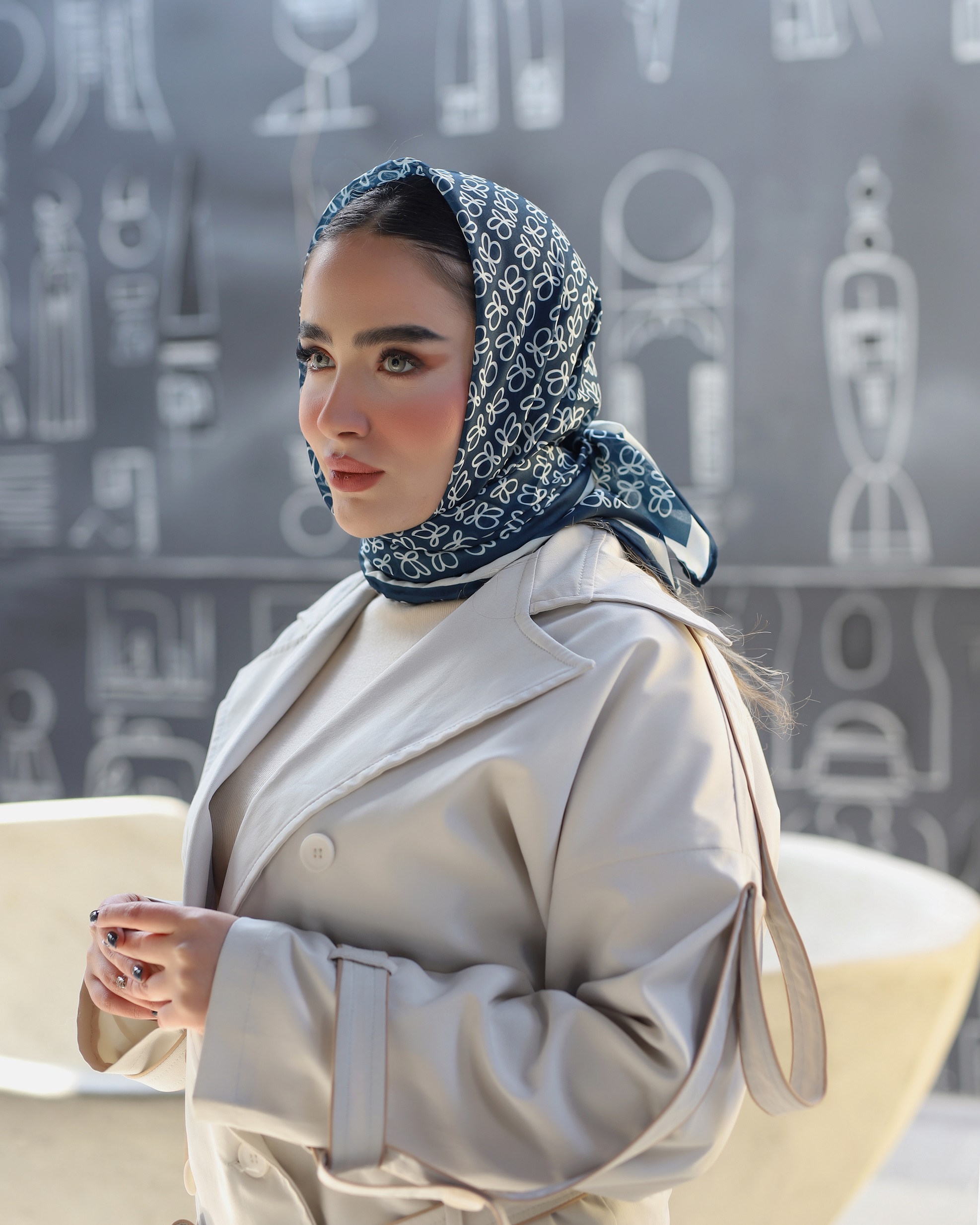 روسری حریر دستدوز بسته10رنگی کد r55 (عمده)
