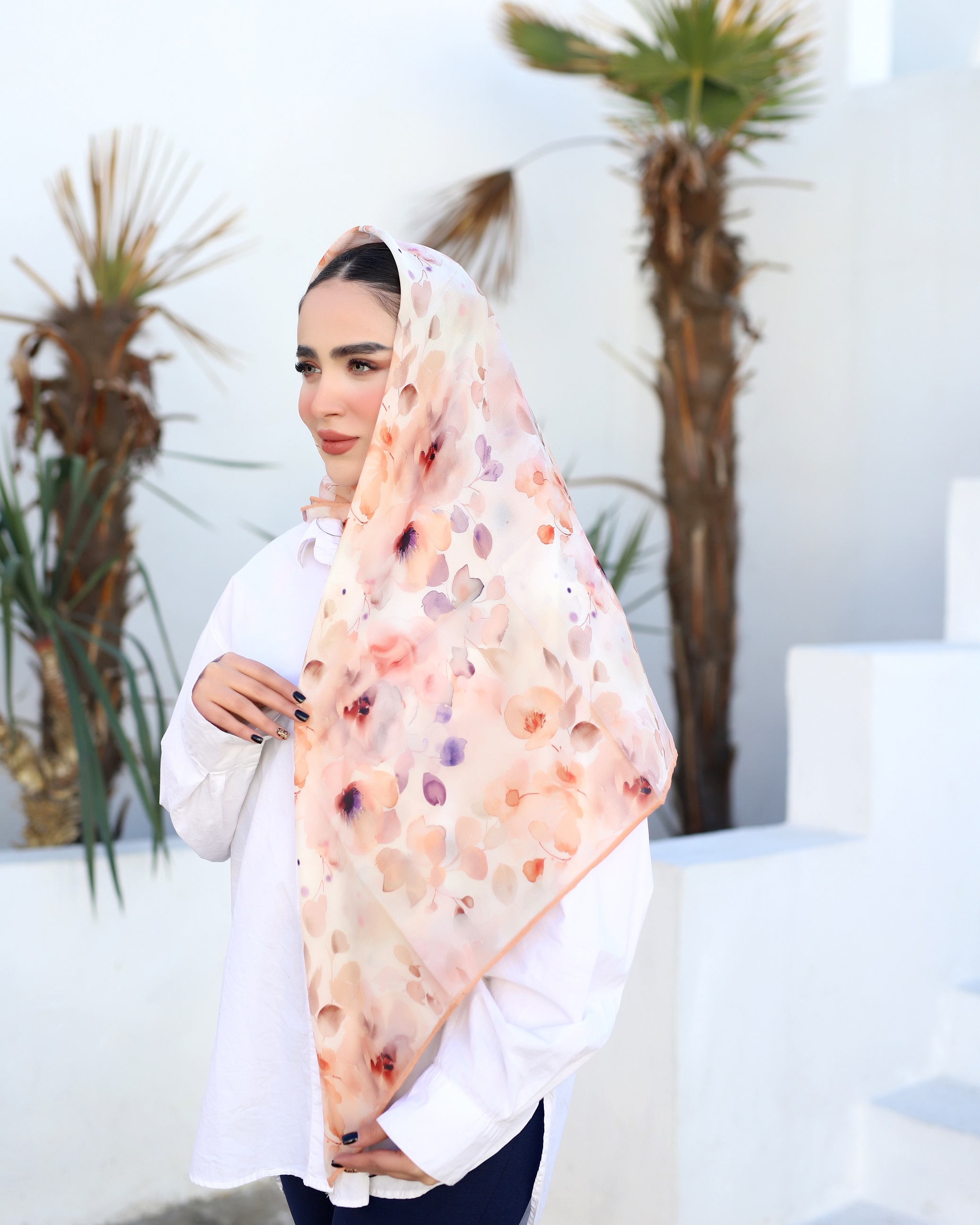 روسری حریردستدوز ابرنگی بسته10طرحی کد r56 (عمده)
