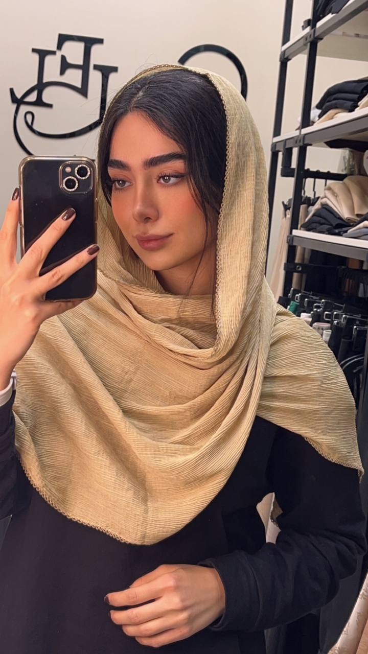 شال پلیسه دندون موشی بسته12رنگی کد ps34 (عمده)
