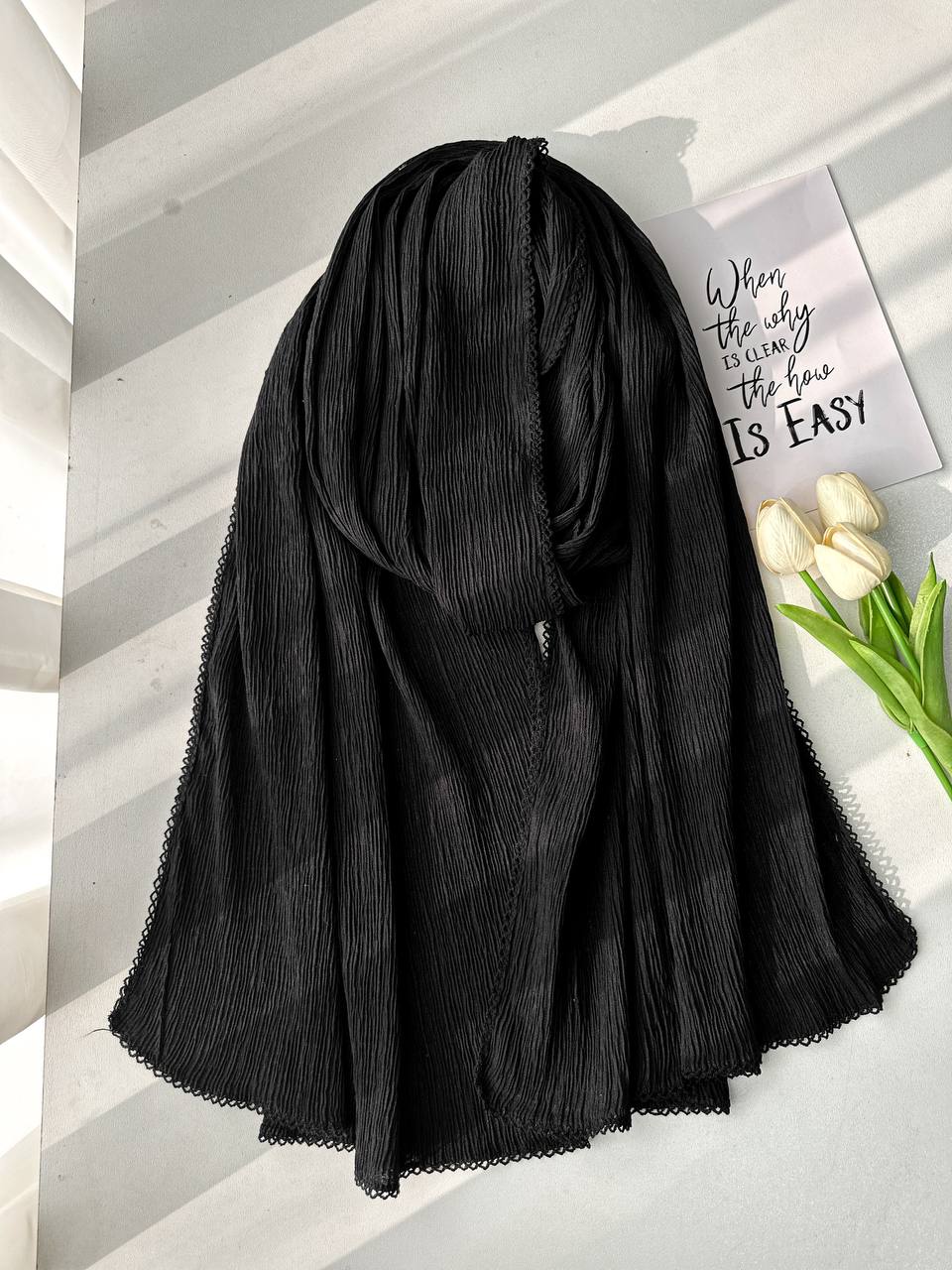 شال پلیسه دندون موشی بسته12رنگی کد ps34 (عمده)
