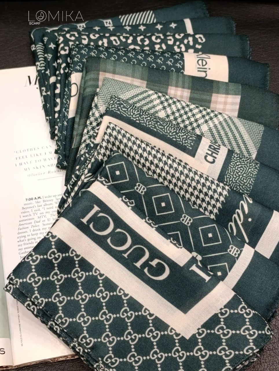 مینی اسکارف بسته10طرحی کد mp14 (عمده)
