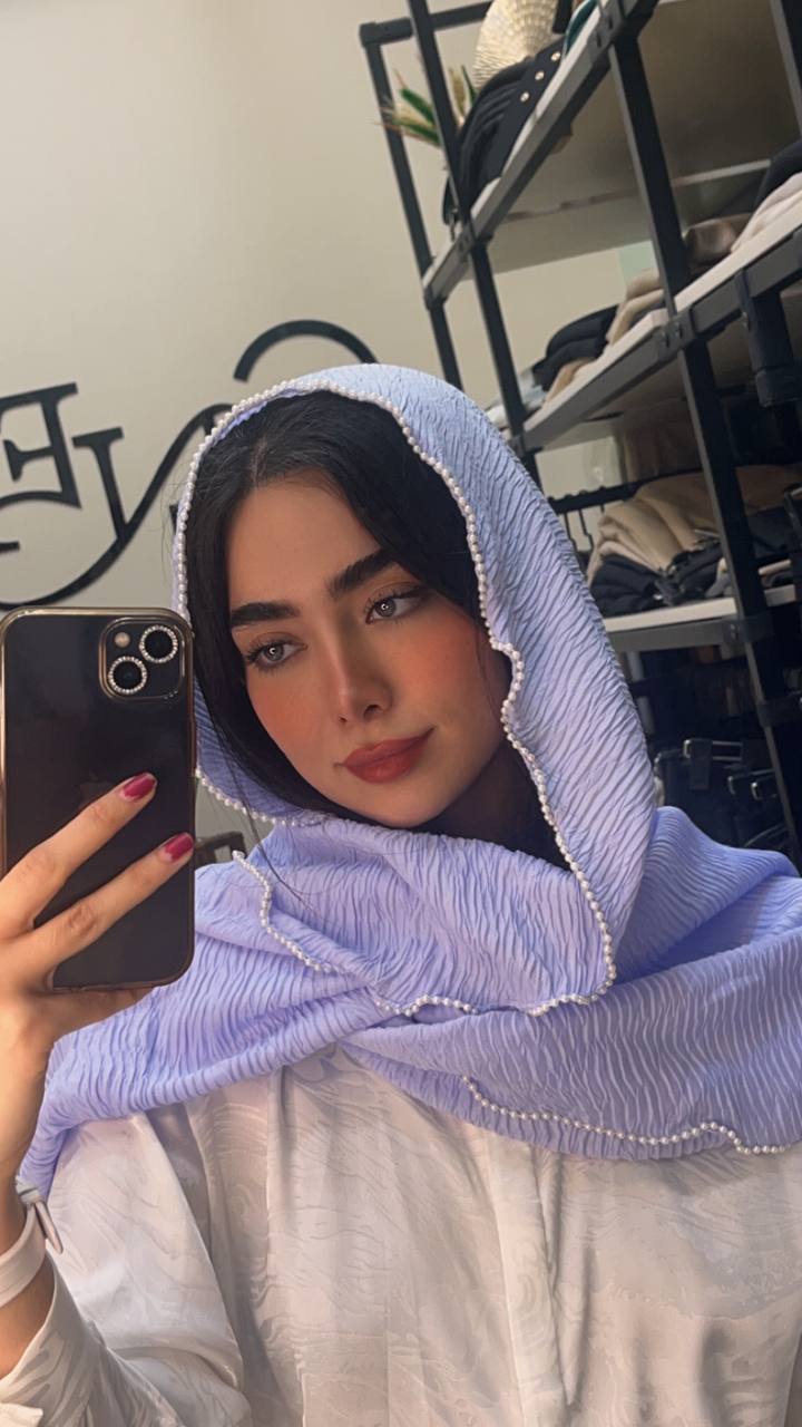 شال پلیسه دورمروارید بسته12رنگی کد sm25 (عمده)
