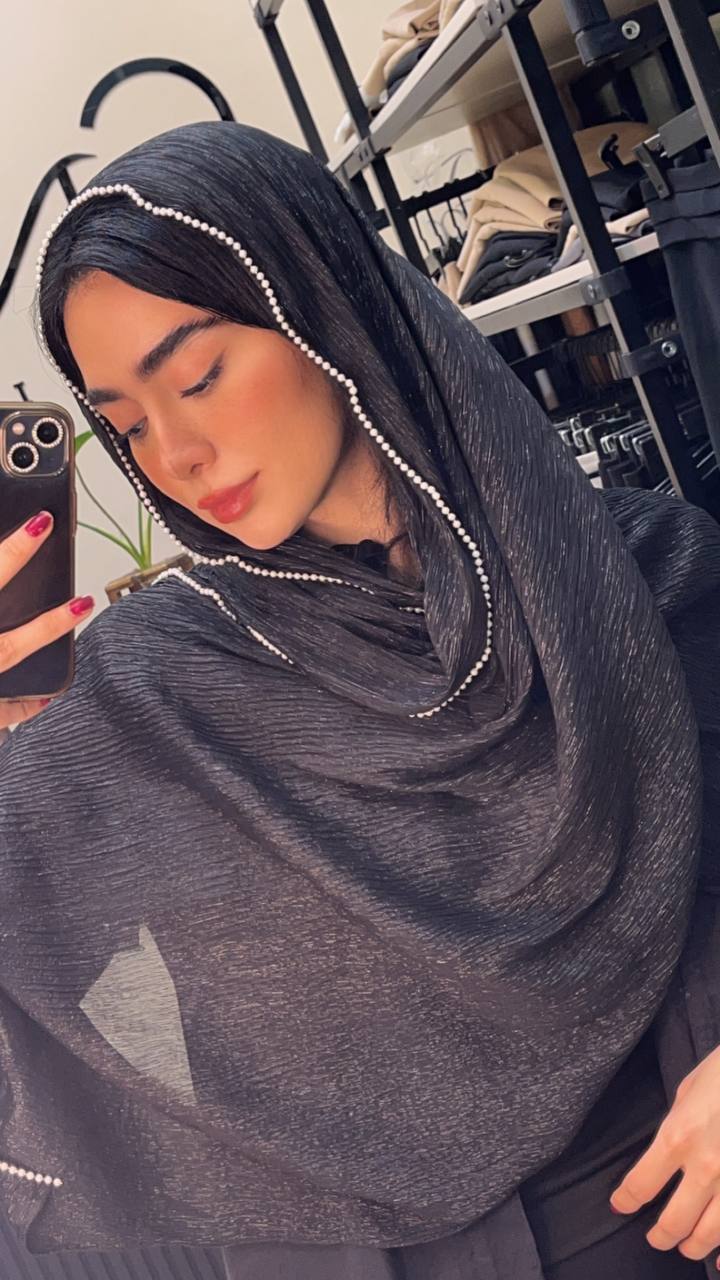 شال پلیسه لمه مروارید سری انتخابی کد sm27 (عمده)
