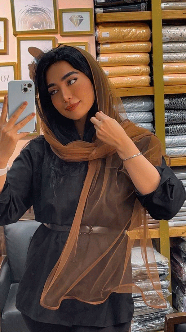 شال توری بسته12رنگی کد sm28 (عمده)
