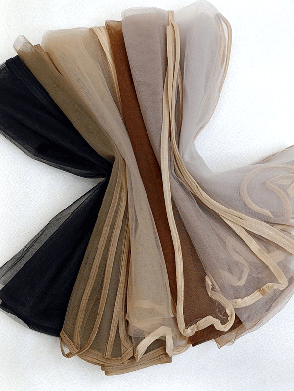 شال توری بسته12رنگی کد sm28 (عمده)
