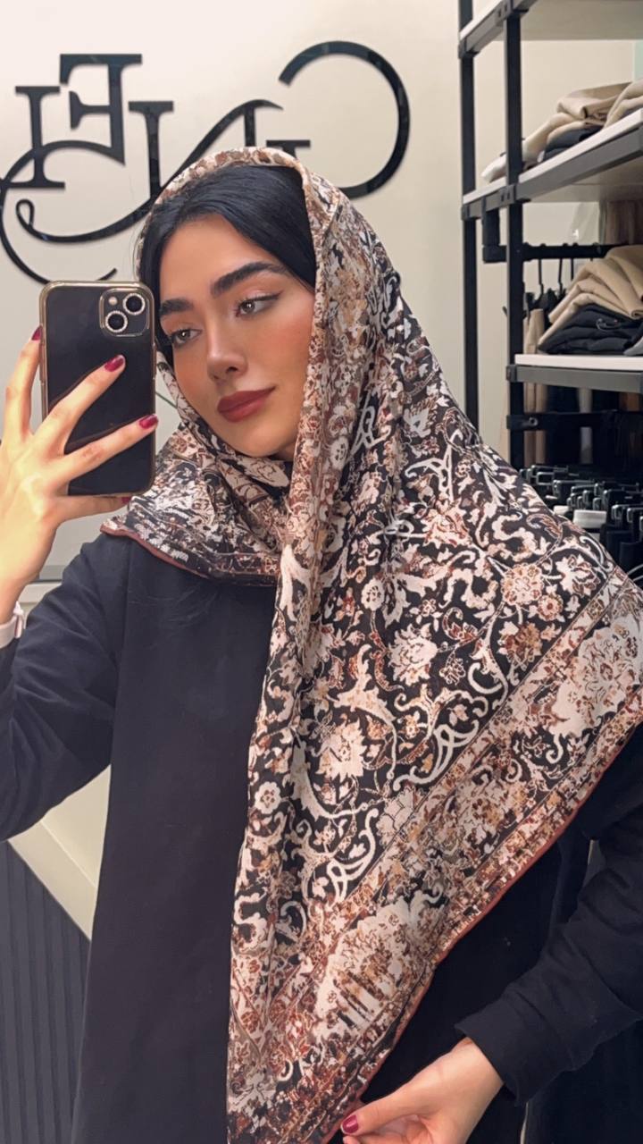 روسری حریر دستدوز بسته6رنگی کد r59 (عمده)
