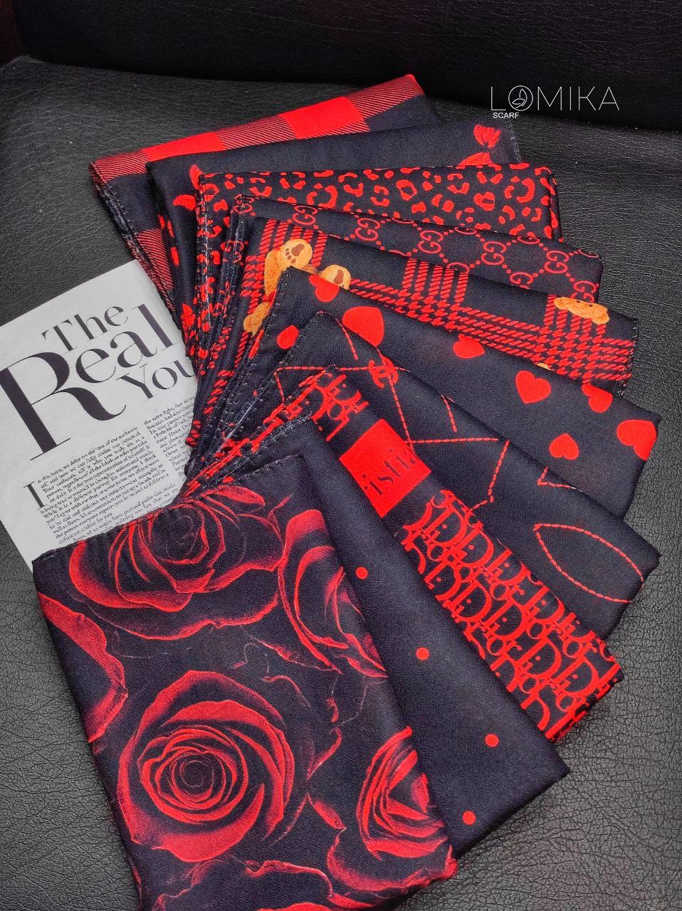 مینی اسکارف ولنتاینی بسته10طرحی کد mp16 (عمده)
