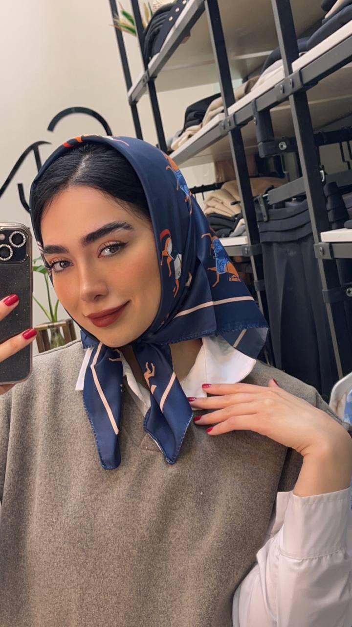 مینی اسکارف ابریشم توییل بسته6رنگی کد mt23 (عمده)
