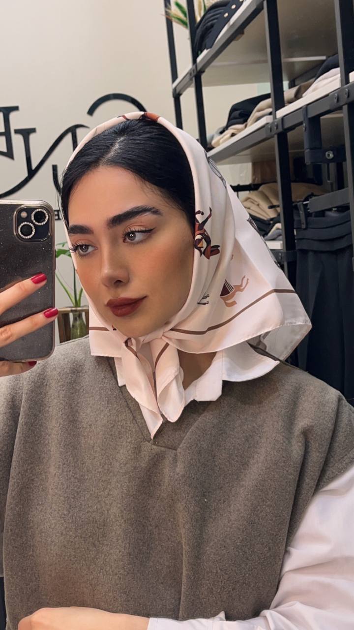 مینی اسکارف ابریشم توییل بسته6رنگی کد mt23 (عمده)
