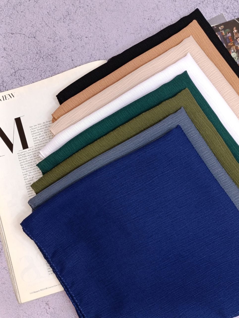 روسری درختی بسته8رنگی کد rs9 (عمده)
