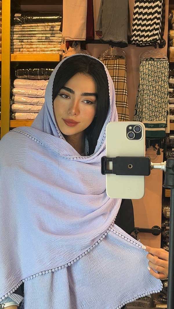 شال پلیسه دورعدسی بسته12رنگی کد ps36 (عمده)
