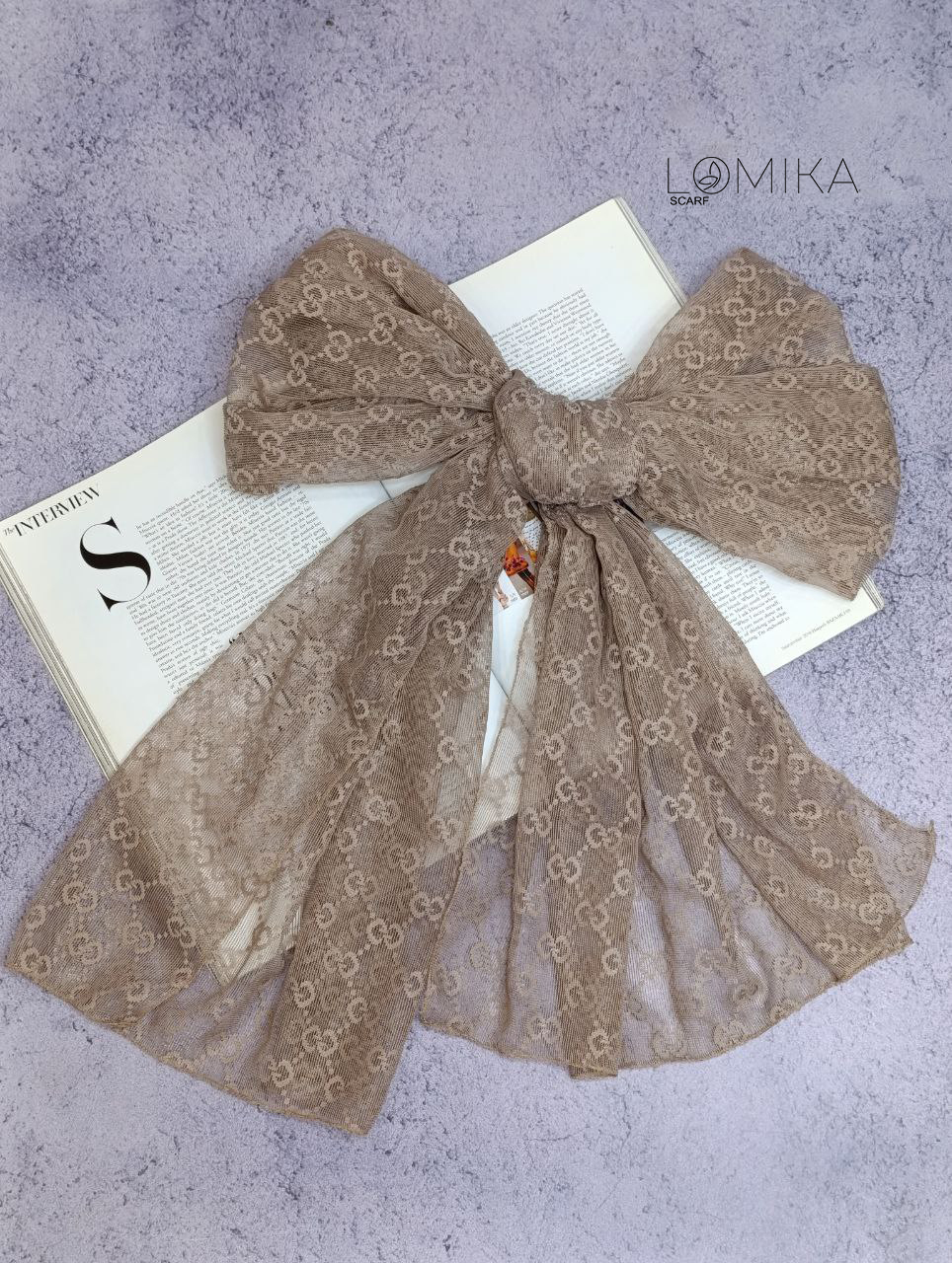 شال توری بسته6رنگی کد sm30 (عمده)
