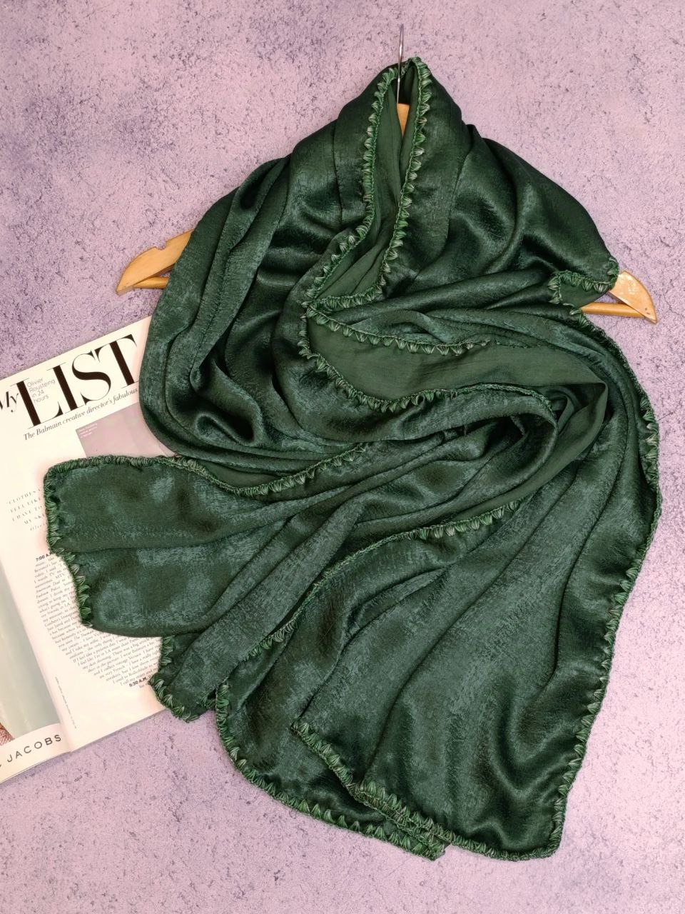 شال کوپرا دوربافت بسته9رنگی کد sm31 (عمده)
