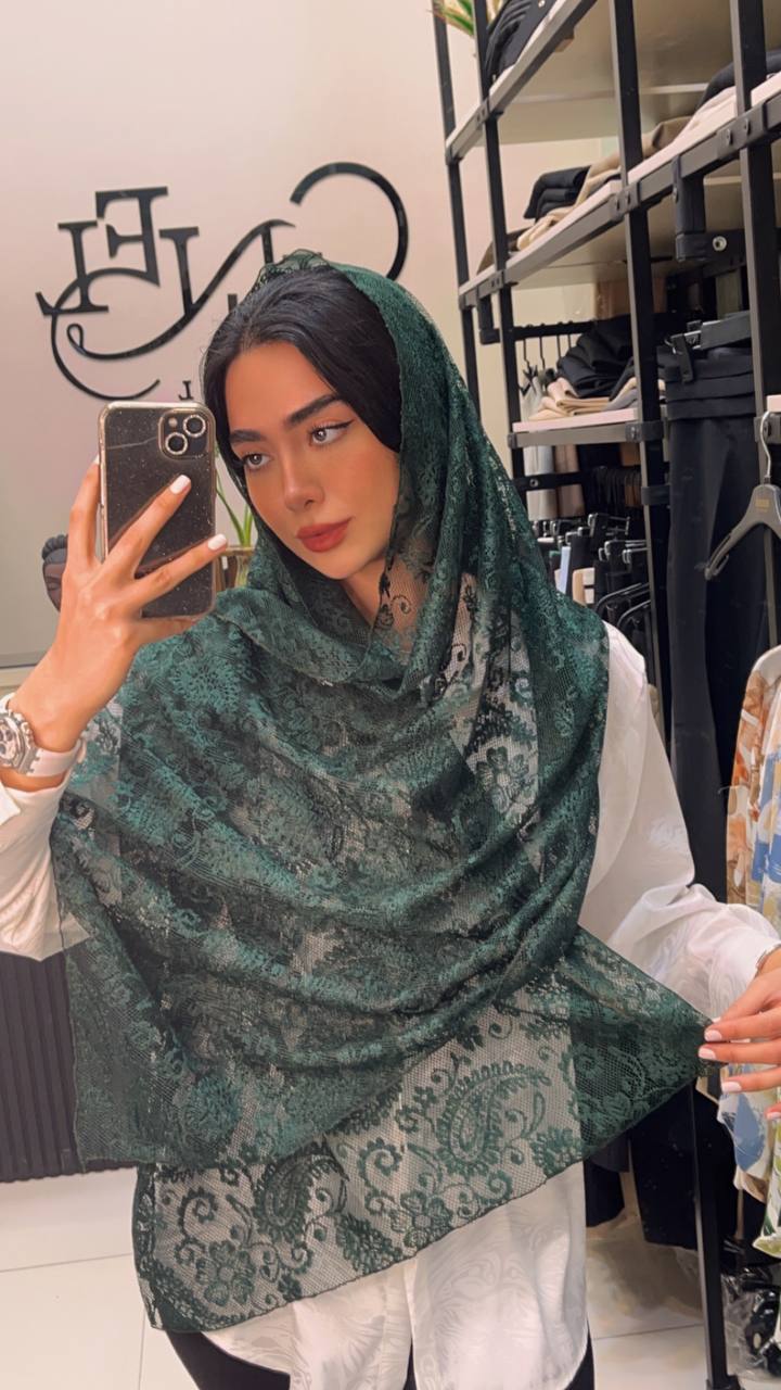 شال توری ترمه بسته7رنگی کد sm33 (عمده)
