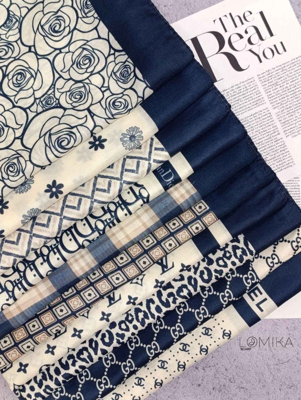 شال چاپی پک سورمه ای بسته10طرحی کد sh45 (عمده)
