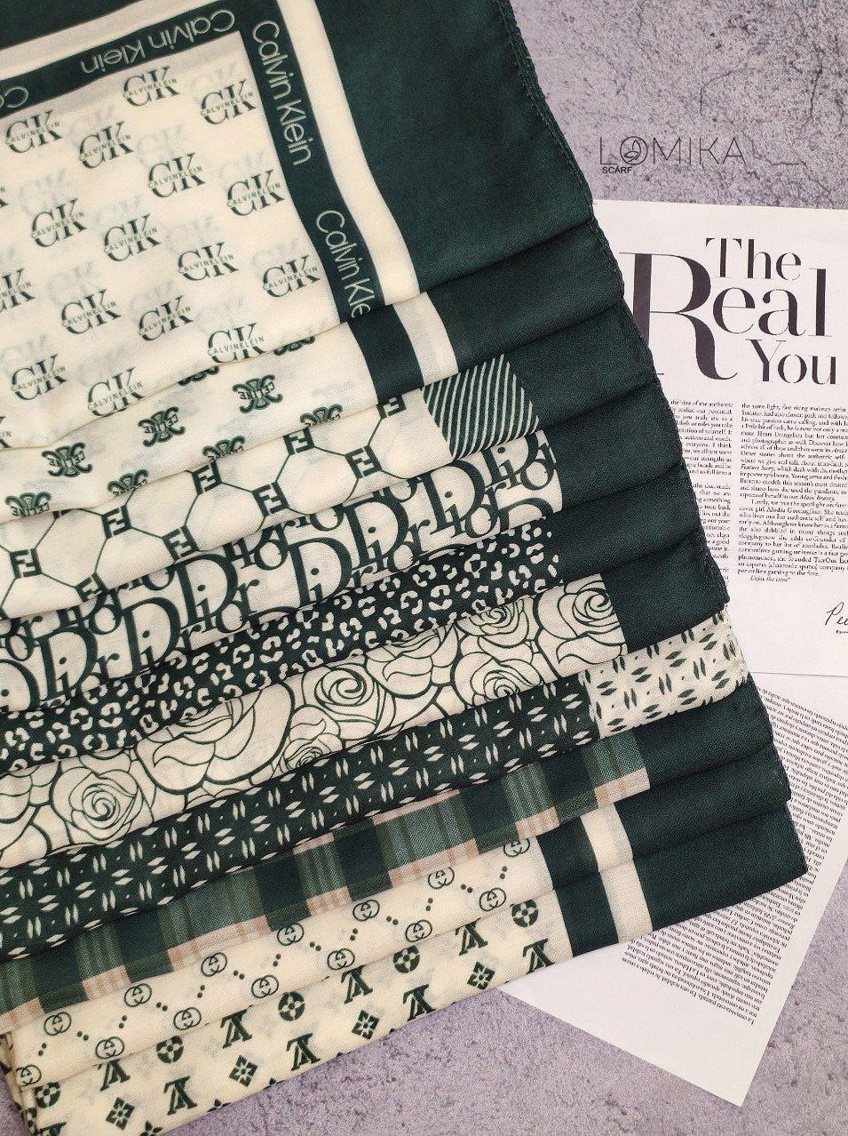 شال چاپی پک سبز بسته10طرحی کد sh46 (عمده)
