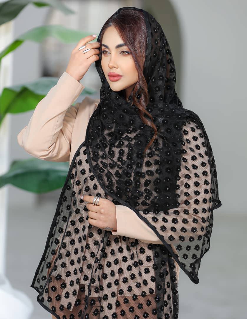 شال توری اکلیلی وارداتی بسته3طرحی کد sm35 (عمده)
