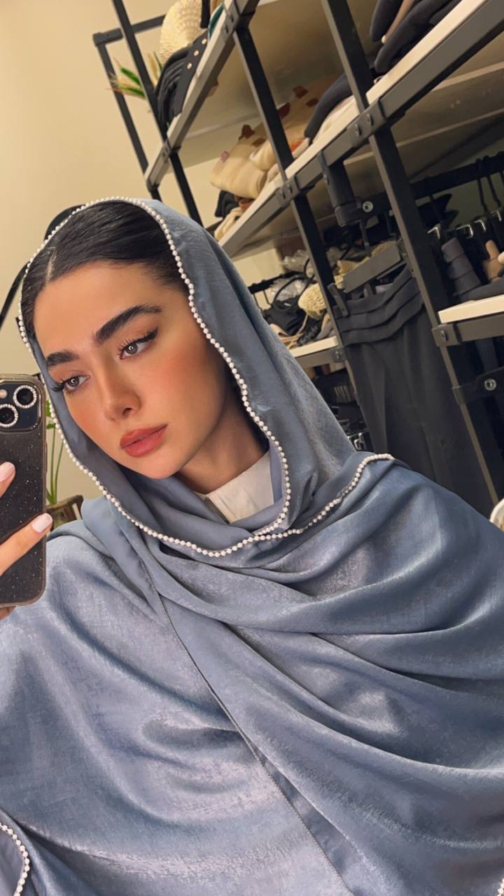 شال کوپرا دورمروارید بسته9رنگی کد sm37 (عمده)
