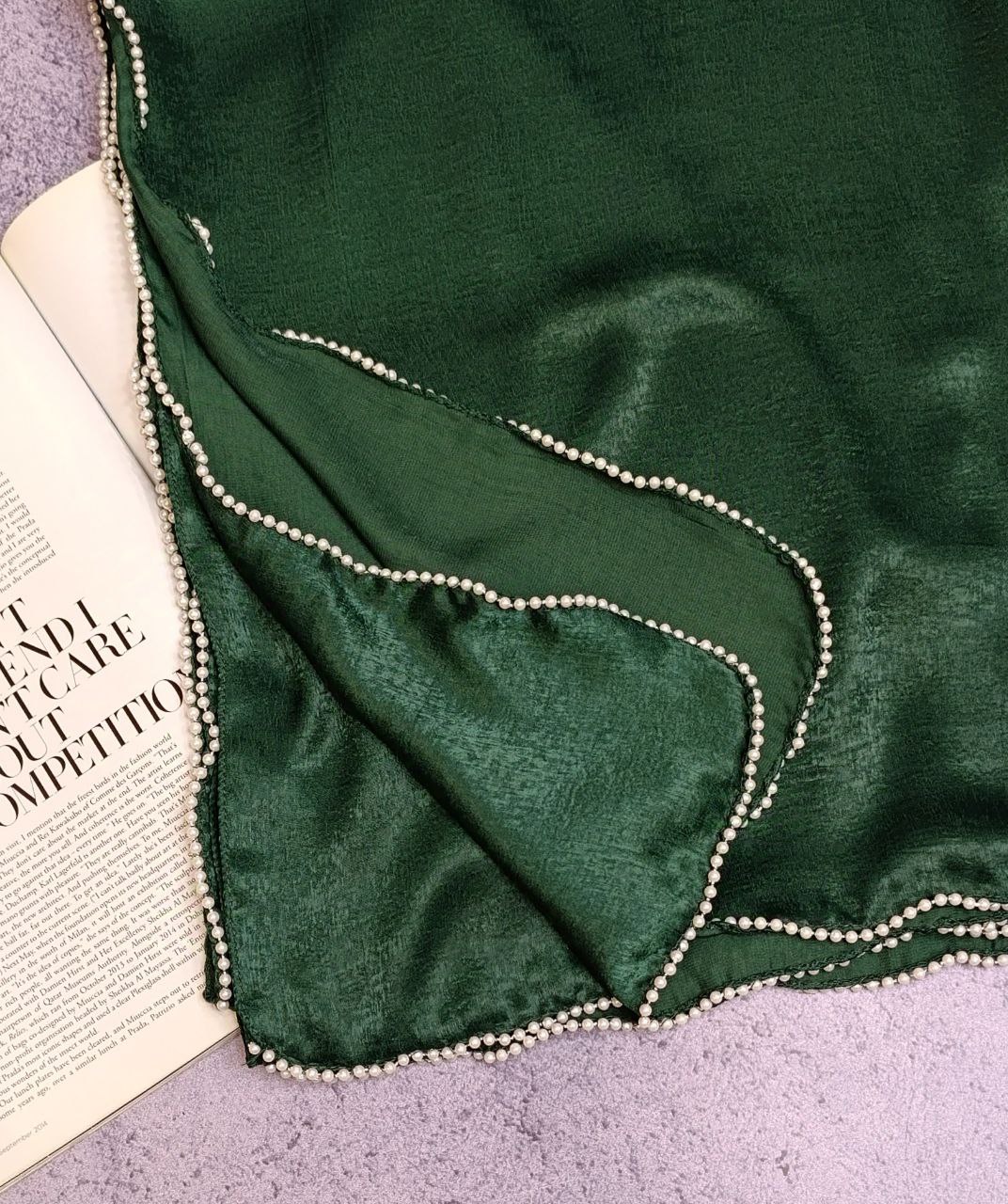 شال کوپرا دورمروارید بسته9رنگی کد sm37 (عمده)
