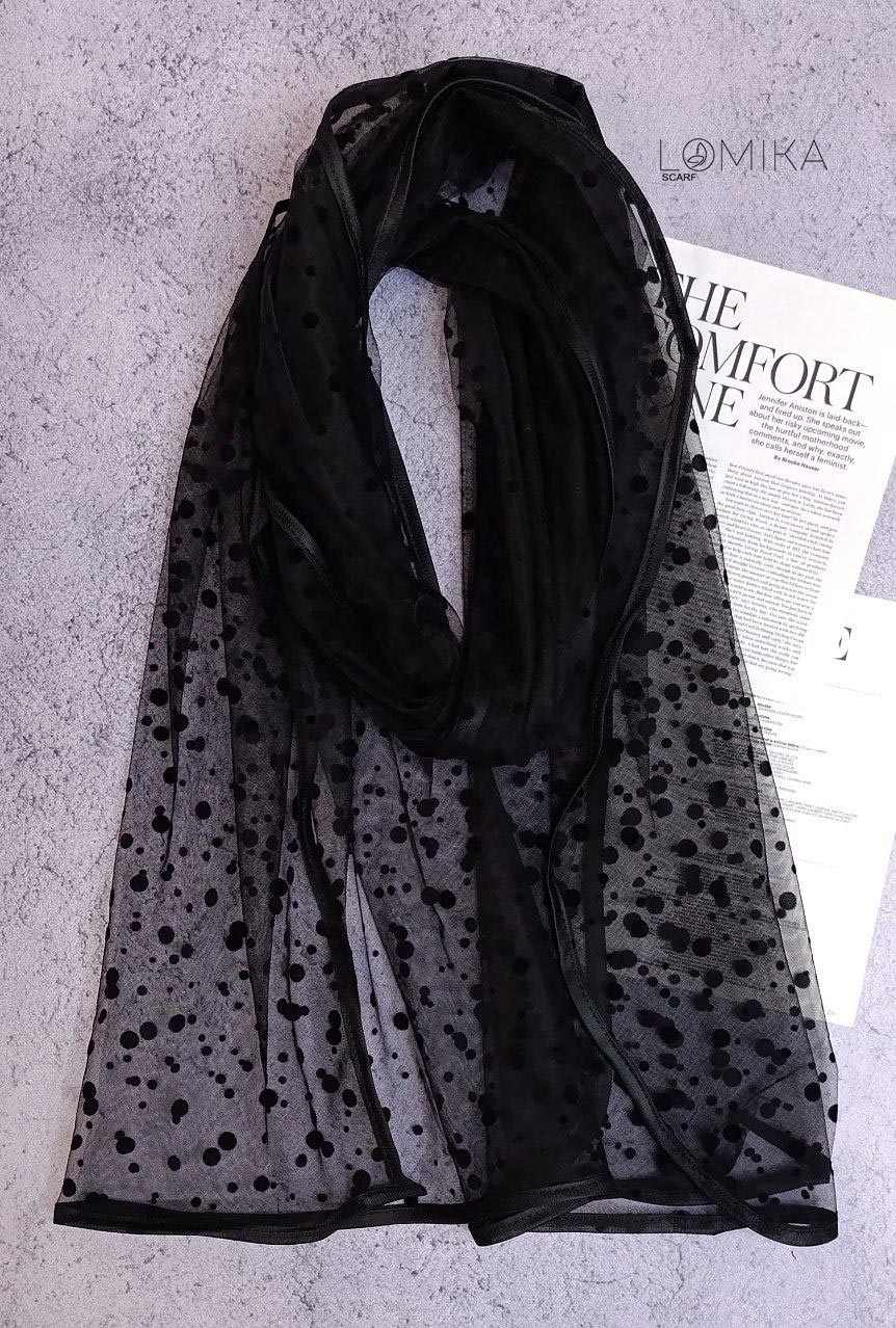 شال توری توپی مخمل سری انتخابی کد sm38 (عمده)
