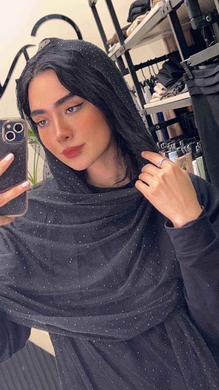 شال توری نگینی بسته3رنگی کد sm39 (عمده)
