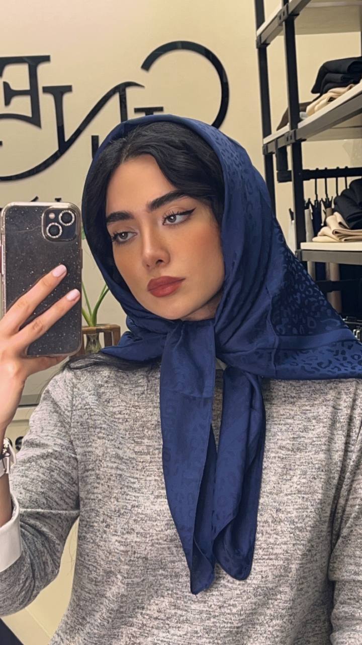 روسری ابریشم ترک طرح پلنگی بسته11رنگی  کد rm11 (عمده)
