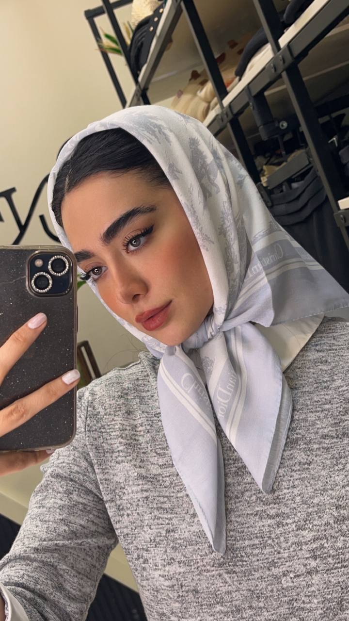 مینی اسکارف پک ابی بسته8طرحی کد mt26 (عمده)
