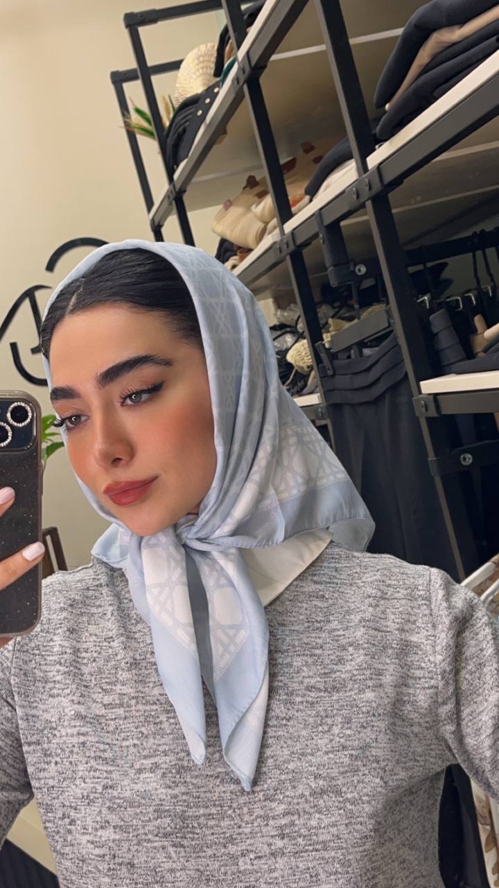 مینی اسکارف پک ابی بسته8طرحی کد mt26 (عمده)
