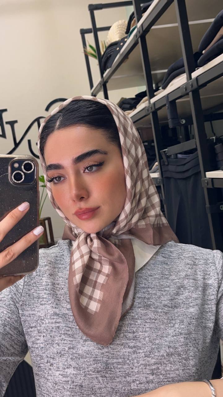 مینی اسکارف پک نسکافه ای بسته8طرحی کد mt27 (عمده)
