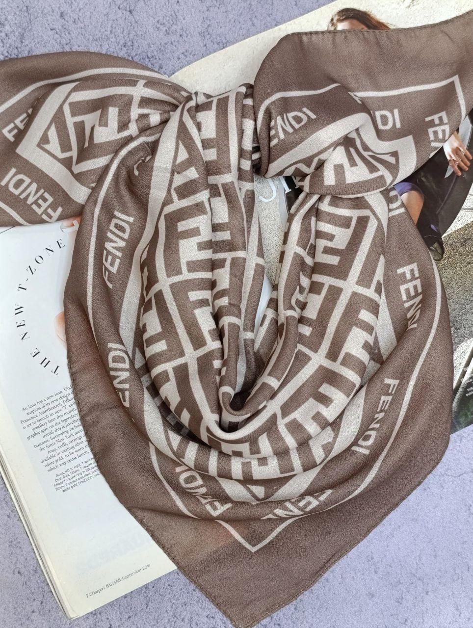 مینی اسکارف پک نسکافه ای بسته8طرحی کد mt27 (عمده)
