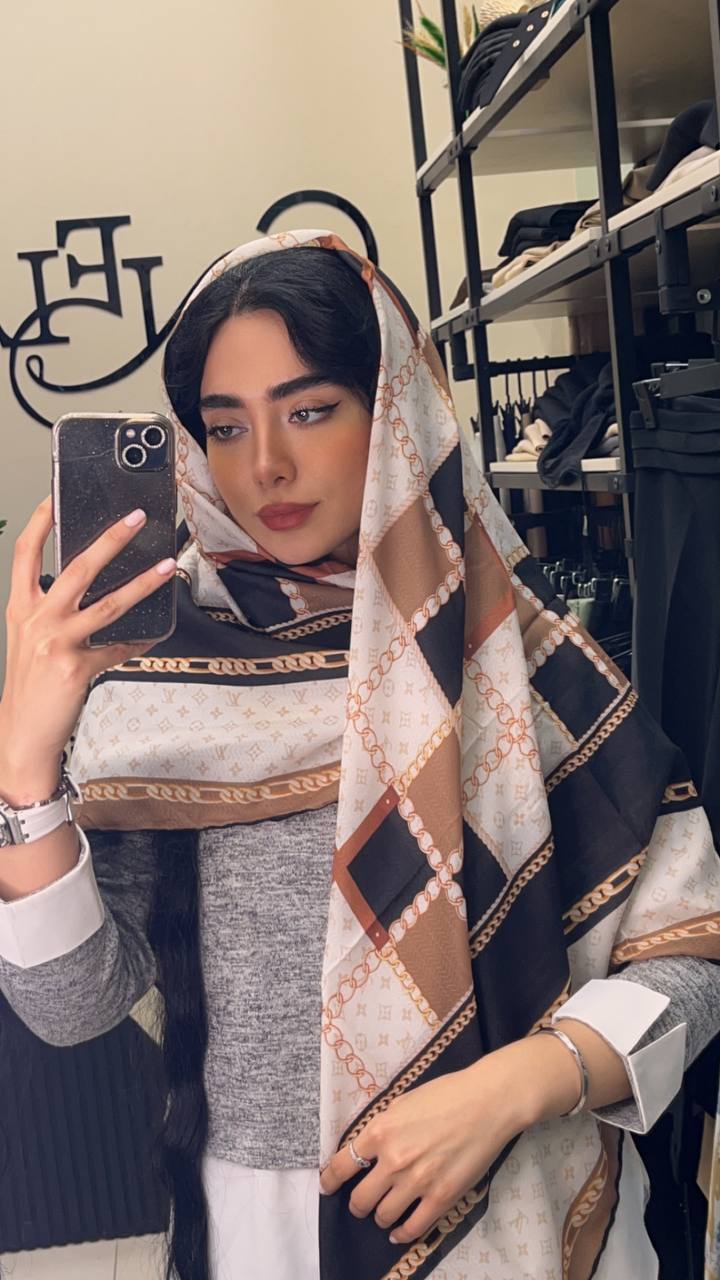 روسری حریر دستدوز بسته3رنگی کد r65 (عمده)
