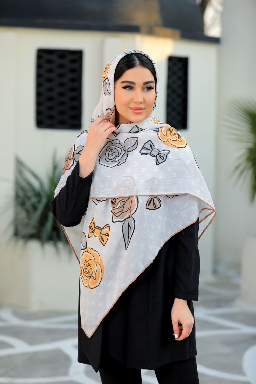 روسری حریر دستدوز بسته6طرحی کد r67 (عمده)
