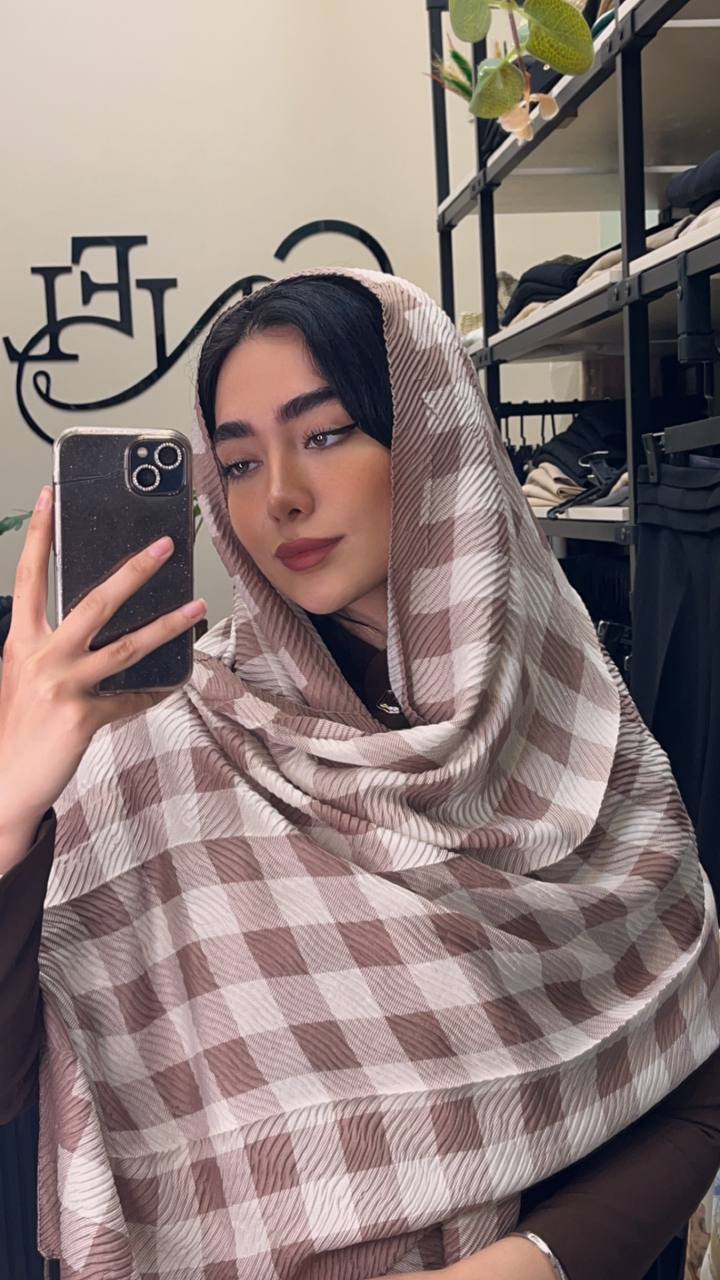 شال پلیسه پک کرم بسته10طرحی کد sp41 (عمده)
