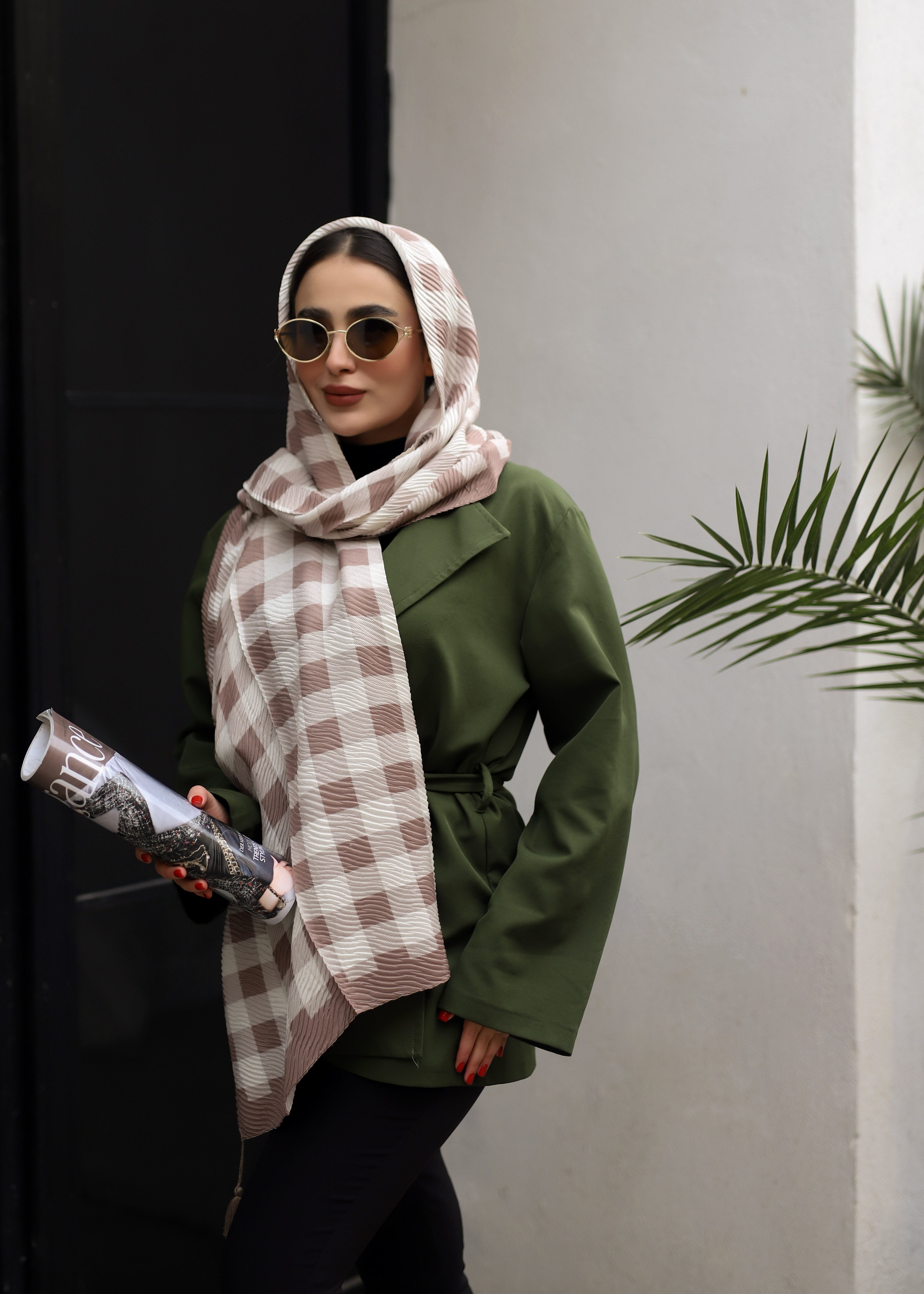 شال پلیسه پک کرم بسته10طرحی کد sp41 (عمده)
