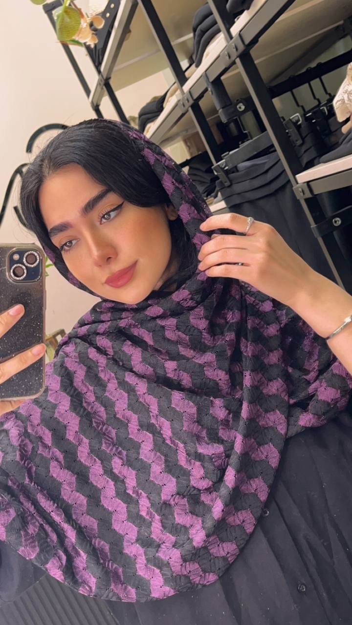 شال گیپور هفتی هشتی بسته7رنگی کد sm40 (عمده)
