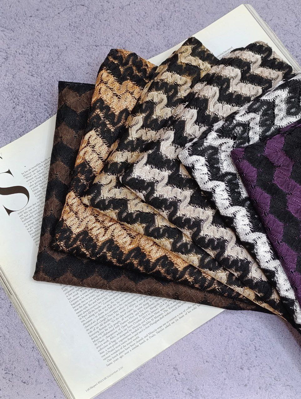 شال گیپور هفتی هشتی بسته7رنگی کد sm40 (عمده)
