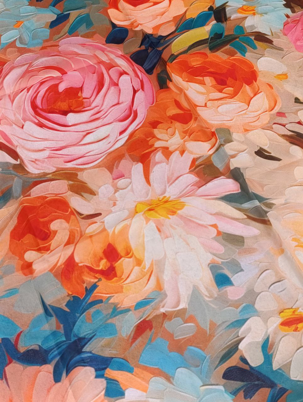 روسری حریر ابرنگی دستدوز بسته8طرحی کد r72 (عمده)
