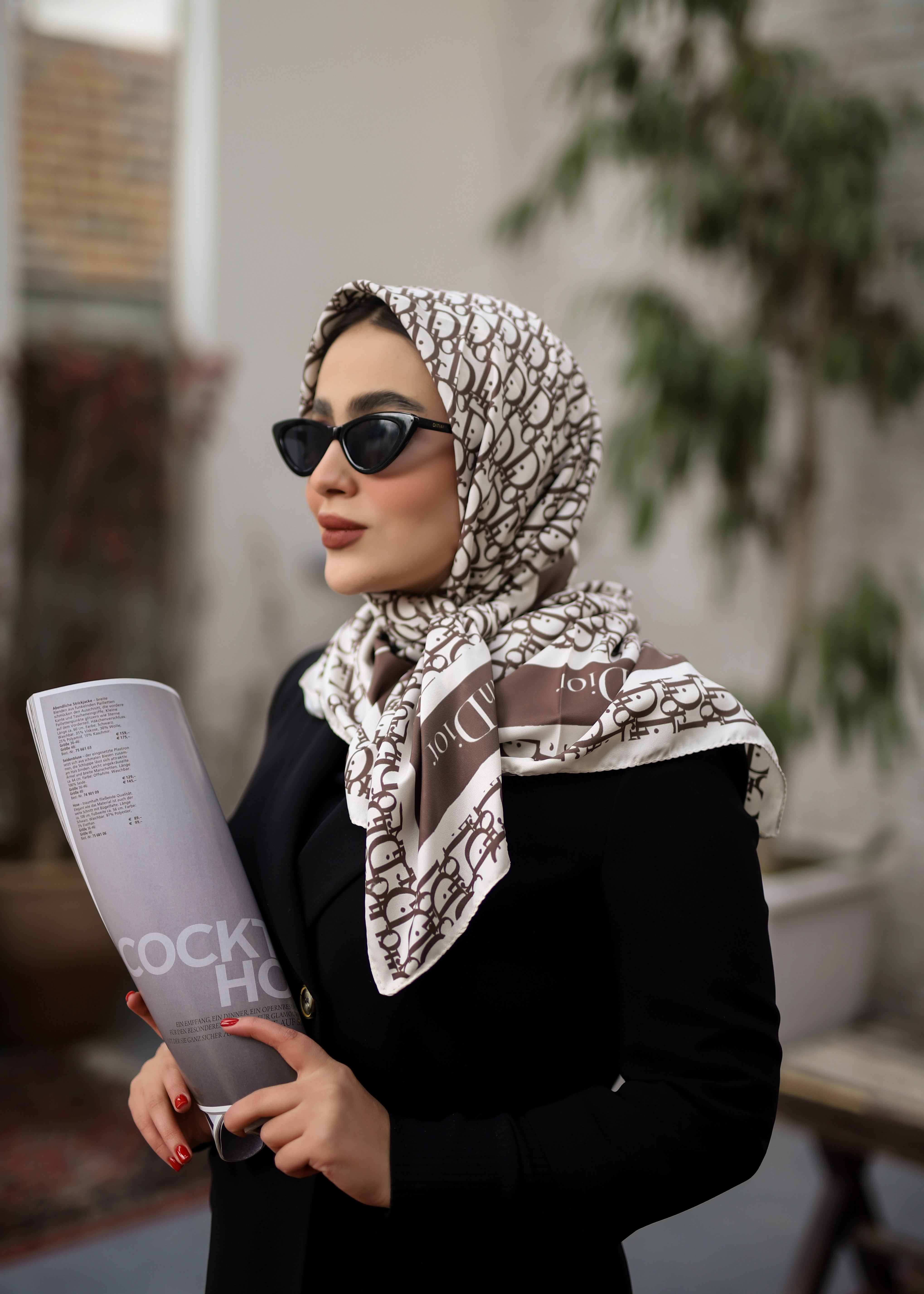 روسری ابریشم توییل دیور بسته6رنگی کد r74 (عمده)
