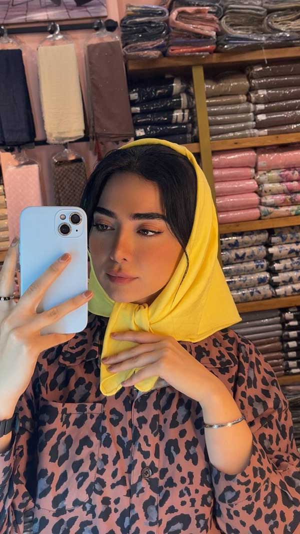 مینی اسکارف اسلپ بسته15رنگی کد m2 (عمده)
