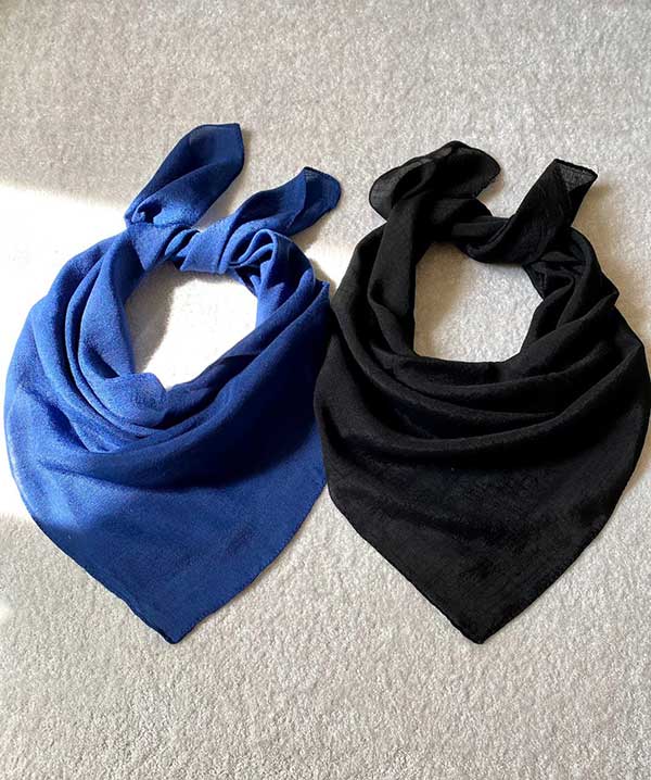 مینی اسکارف اسلپ بسته15رنگی کد m2 (عمده)
