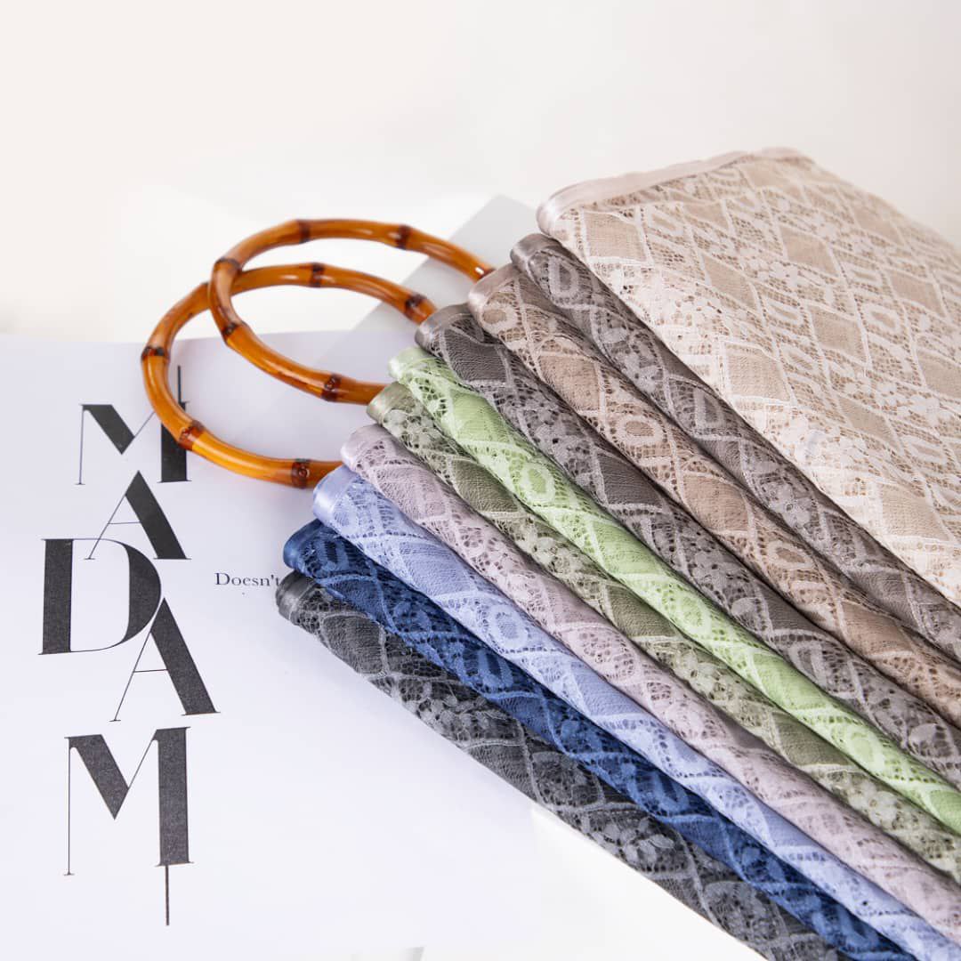 شال توری وارداتی بسته10رنگی کد sm49 (عمده)
