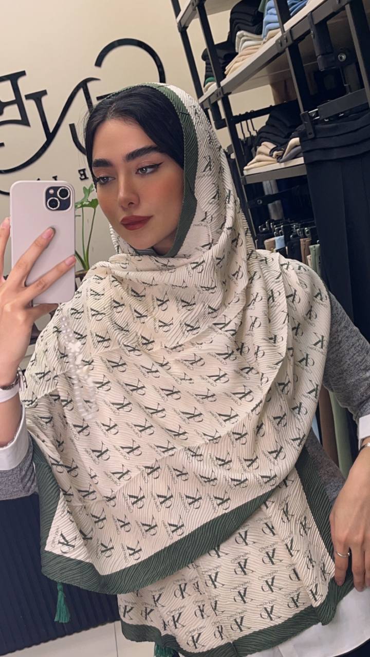 شال پلیسه پک سبز بسته8طرحی کد sp43 (عمده)
